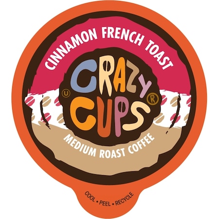 Crazy Cups Crazy Cups Flavored Coffee Cinnamon French Toast, 22 Ct WM-CC-CinnamonToast-22